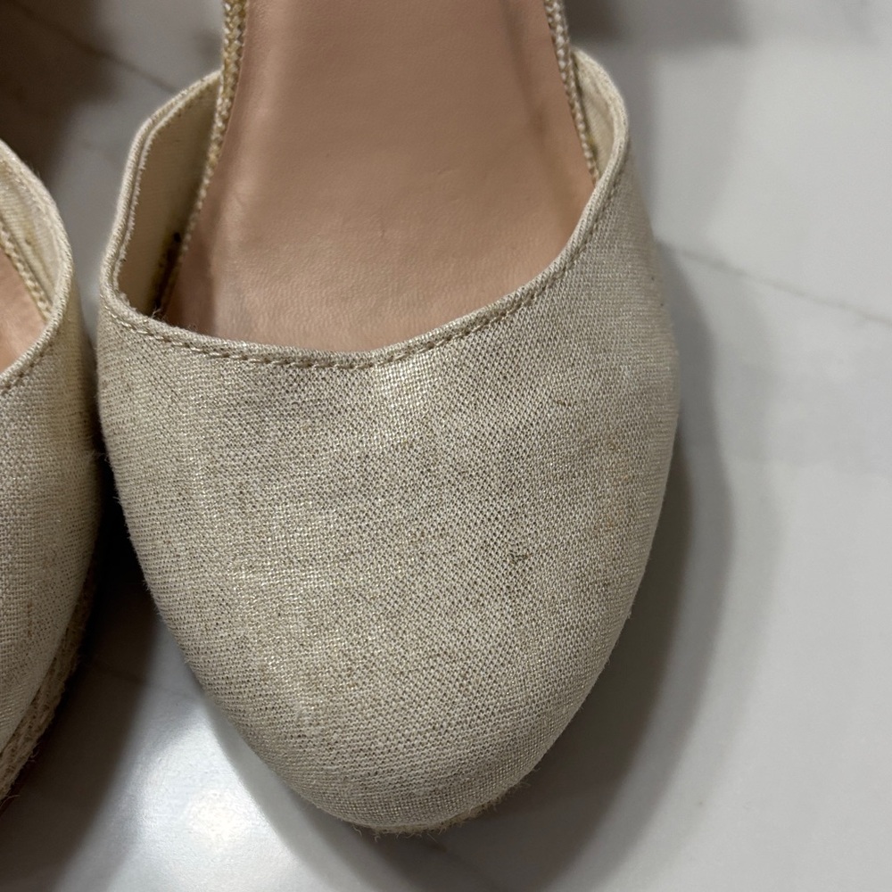 Kelly & Katie Beige Lace-Up Espadrilles - Picture 4 of 17